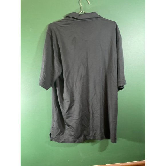 Peeble Beach -Men's Black Performance Short Sleeve Polo Shirt - Size L - Picture 4 of 4